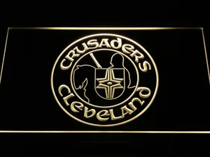 Cleveland Crusaders LED Neon Sign - Legacy Edition