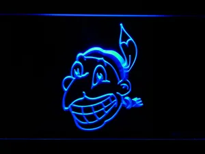 Cleveland Indians 1947-1950 LED Neon Sign - Legacy Edition