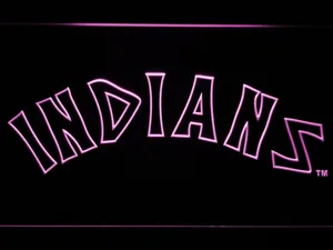 Cleveland Indians 1975-1977 LED Neon Sign - Legacy Edition