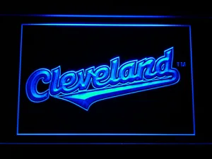 Cleveland Indians 2008-2010 Logo LED Neon Sign - Legacy Edition