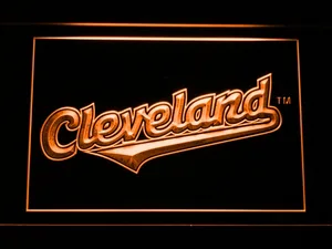 Cleveland Indians 2008-2010 Logo LED Neon Sign - Legacy Edition