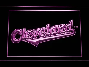 Cleveland Indians 2008-2010 Logo LED Neon Sign - Legacy Edition
