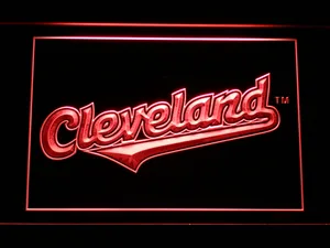 Cleveland Indians 2008-2010 Logo LED Neon Sign - Legacy Edition