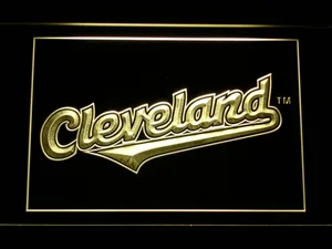 Cleveland Indians 2008-2010 Logo LED Neon Sign - Legacy Edition