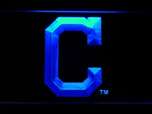 Cleveland Indians C LED Neon Sign