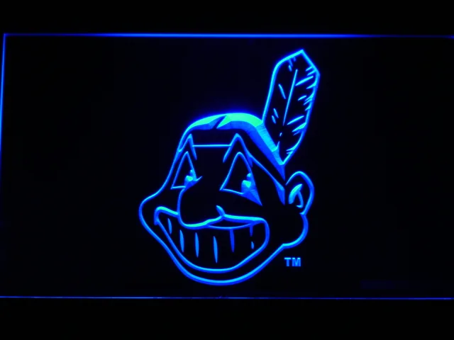 Cleveland Indians Logo LED Neon Sign