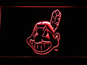 Cleveland Indians Logo LED Neon Sign