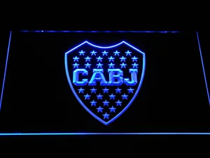 Club Atletico Boca Juniors Crest LED Neon Sign