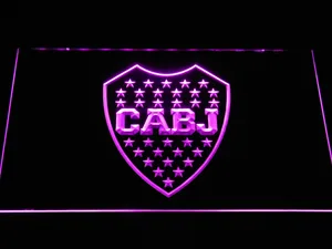 Club Atletico Boca Juniors Crest LED Neon Sign