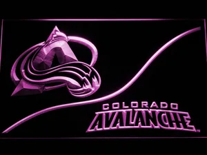 Colorado Avalanche Split LED Neon Sign