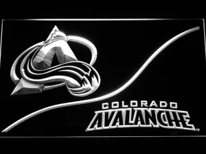 Colorado Avalanche Split LED Neon Sign