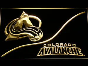 Colorado Avalanche Split LED Neon Sign