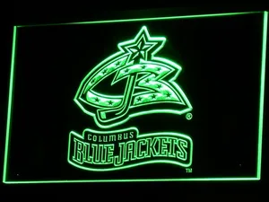 Columbus Blue Jackets 2000-2007 Logo LED Neon Sign - Legacy Edition