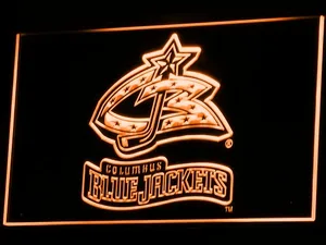 Columbus Blue Jackets 2000-2007 Logo LED Neon Sign - Legacy Edition