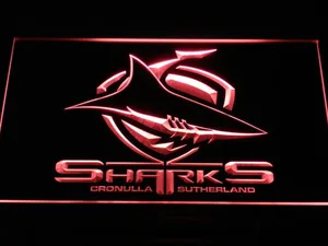 Cronulla-Sutherland Sharks LED Neon Sign