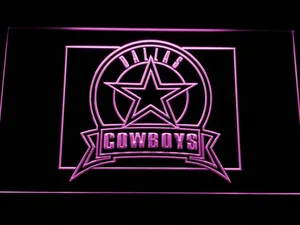 Dallas Cowboys Badge LED Neon Sign