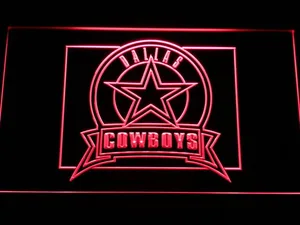 Dallas Cowboys Badge LED Neon Sign