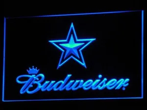 Dallas Cowboys Budweiser LED Neon Sign