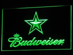 Dallas Cowboys Budweiser LED Neon Sign