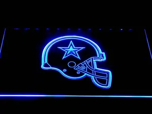 Dallas Cowboys Helmet 2 LED Neon Sign