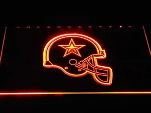 Dallas Cowboys Helmet 2 LED Neon Sign