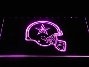 Dallas Cowboys Helmet 2 LED Neon Sign