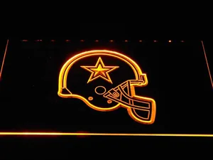 Dallas Cowboys Helmet 2 LED Neon Sign