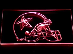 Dallas Cowboys Helmet LED Neon Sign