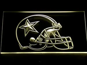 Dallas Cowboys Helmet LED Neon Sign