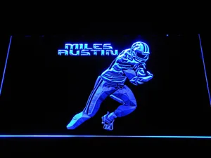 Dallas Cowboys Miles Austin LED Neon Sign