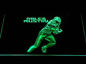 Dallas Cowboys Miles Austin LED Neon Sign