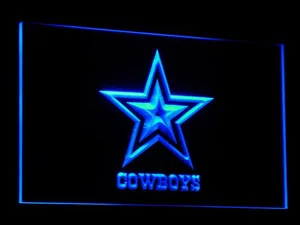 Dallas Cowboys Star LED Neon Sign
