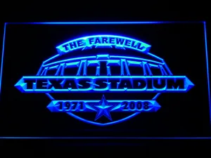 Dallas Cowboys Texas Stadium The Farewell LED Neon Sign - Legacy Edition