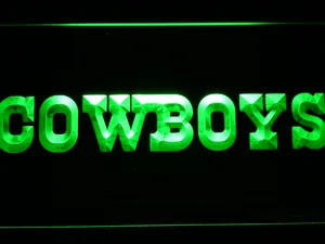 Dallas Cowboys Text LED Neon Sign