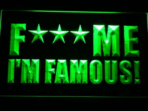 David Guetta F*** Me I'm Famous! LED Neon Sign