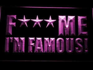 David Guetta F*** Me I'm Famous! LED Neon Sign