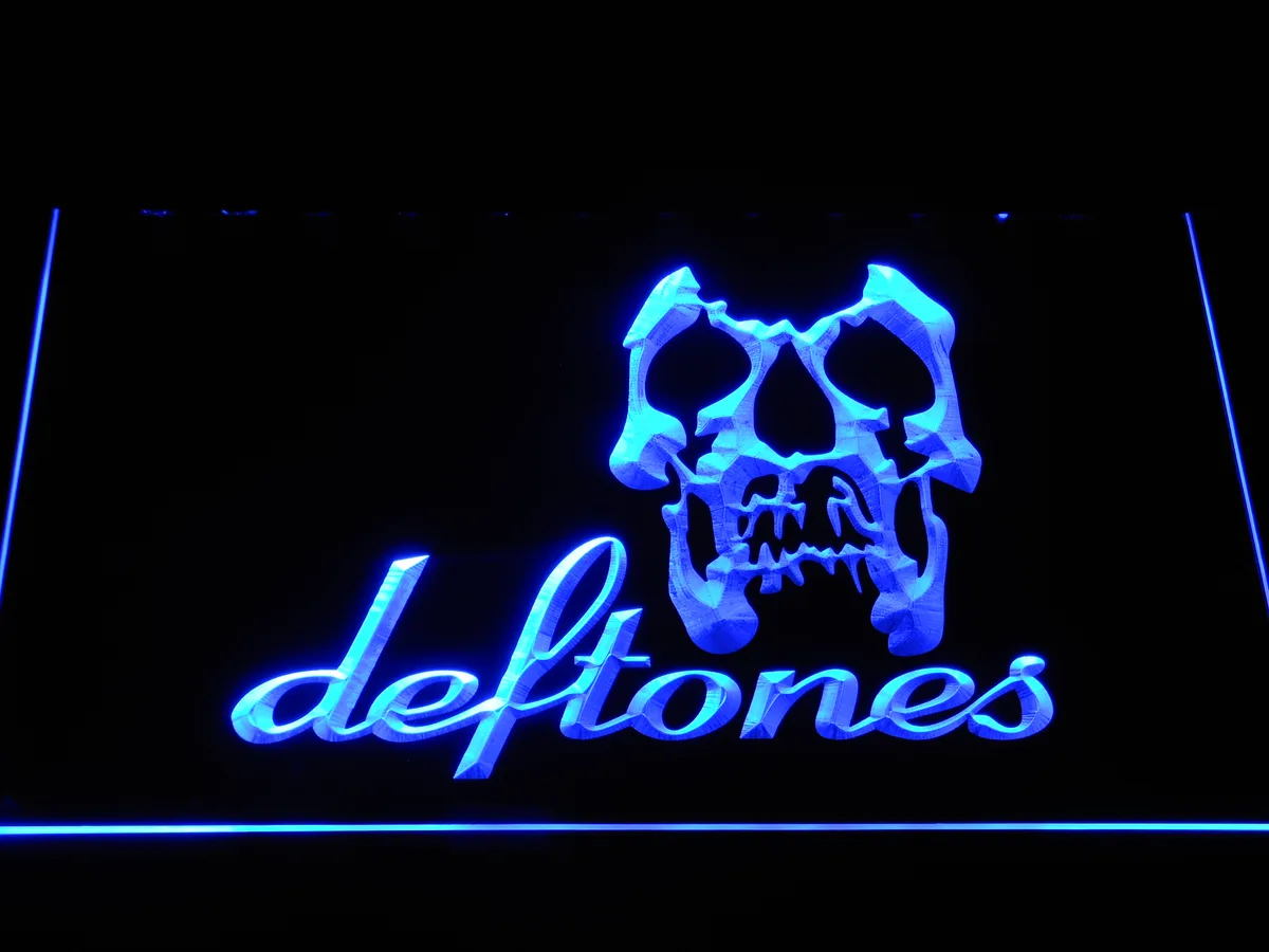 Deftones Skull LED Neon Sign