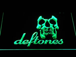 Deftones Skull LED Neon Sign