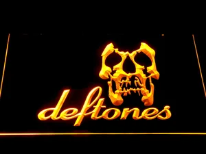 Deftones Skull LED Neon Sign