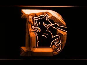 Denver Broncos LED Neon Sign