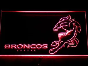 Denver Broncos Wild LED Neon Sign