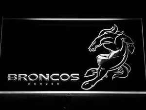 Denver Broncos Wild LED Neon Sign