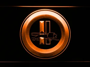 Detroit Lions 1961-1969 Circle LED Neon Sign - Legacy Edition