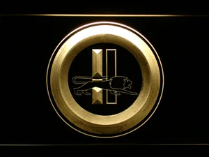 Detroit Lions 1961-1969 Circle LED Neon Sign - Legacy Edition