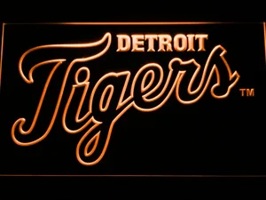 Detroit Tigers 3 LED Neon Sign