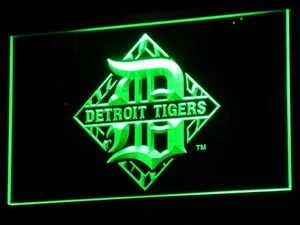 Detroit Tigers 4 LED Neon Sign - Legacy Edition