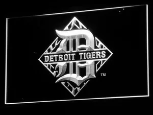 Detroit Tigers 4 LED Neon Sign - Legacy Edition