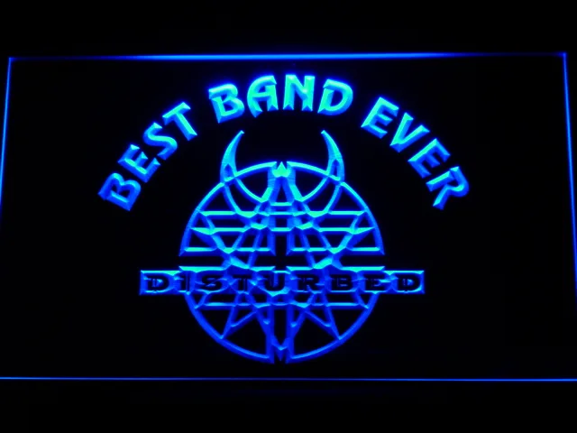 Disturbed Best Band Ever LED Neon Sign