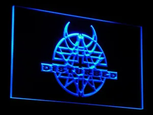 Disturbed LED Neon Sign