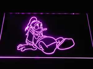 Donald Duck Slump LED Neon Sign